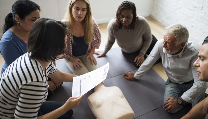CPR First Aid Training Concept first aid courses sydney