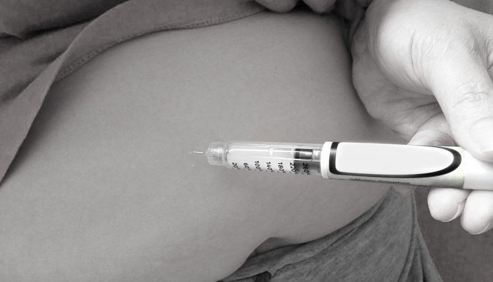Insulin injection for Diabetes Type 1 or Diabetes Type 2