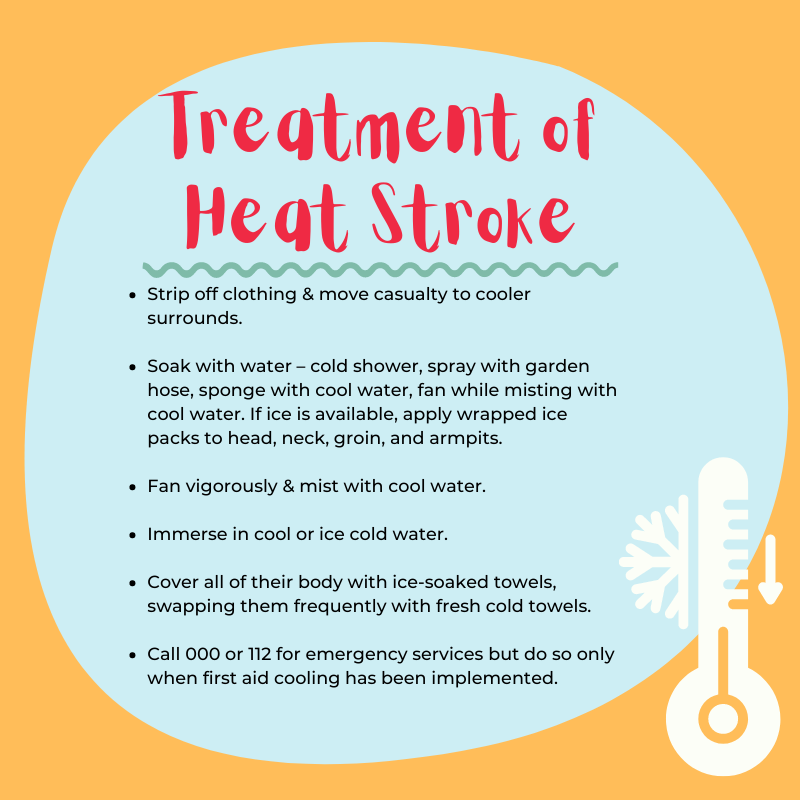 Treatment of heat stroke